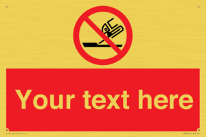 Custom prohibition Do not use for face grinding